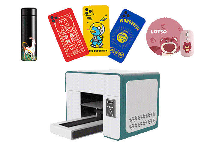 1400dpi プリンター Uv A3 2頭 フラットベッド UVプリンター ペン ゴルフ ガラスボトル缶