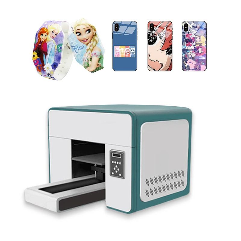 ミニ A3 サイズ UV インクジェット 3D プリンター UV ID カード プリンター 8 カラー プリンター