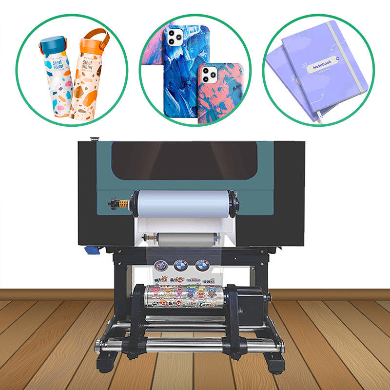 30cm Uv Dtf 転送プリンター Xp600 ヘッド Uv Dtf ロール・トゥ・ロール印刷機
