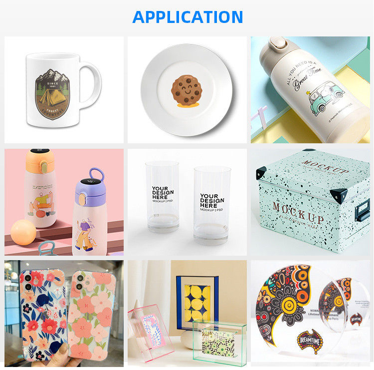 単一エプソン I3200-U1HDヘッドUVプリンタ付きのPVC/アシリック/ボトル/フィルム印刷機