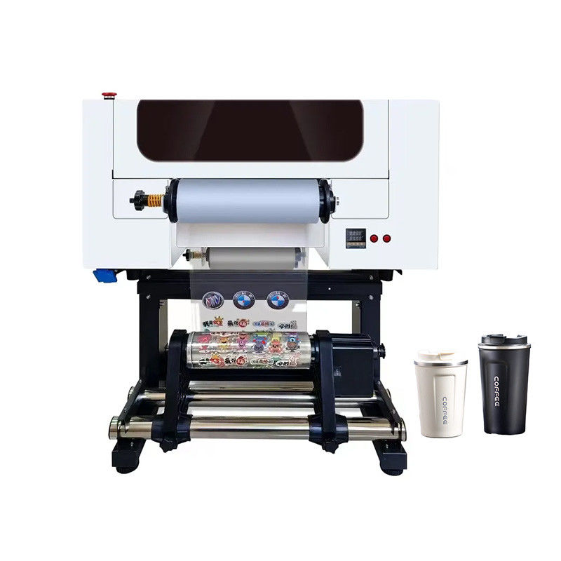 2024 人気 A3 ロール UV DTF プリンター 30cm UV DTF プリンター 水晶ラベルステッカー印刷