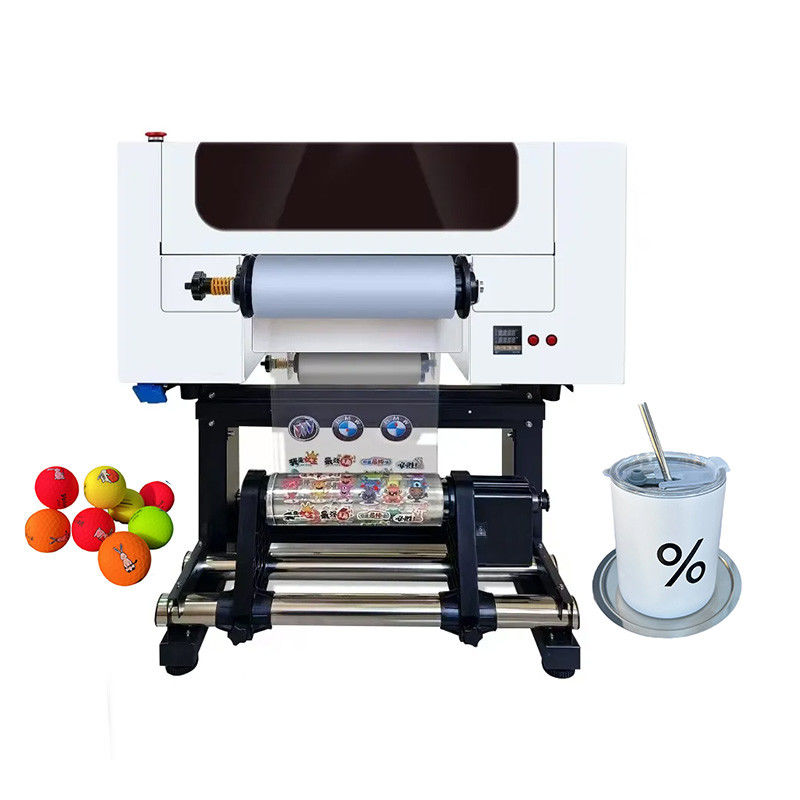 瓶用アクリルプラスチック用2頭A3UVDTFプリンター