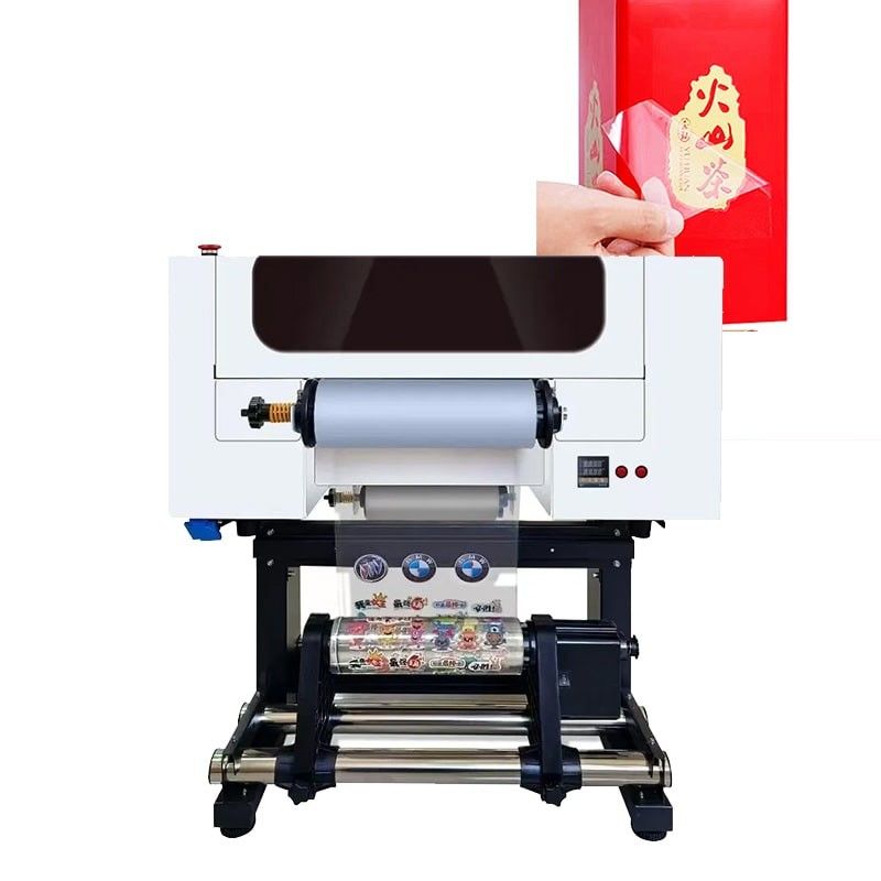 30cm UV DTFプリンター ロール・トゥ・ロール A3 UV DTFプリンター ラミネーター付き スティッカー用