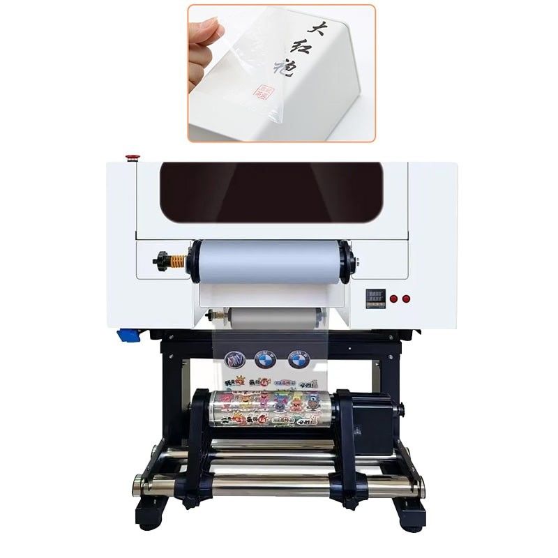 30CM UV DTFプリンター ロール・トゥ・ロール A3 UV DTFプリンター 2つのXP600ヘッド