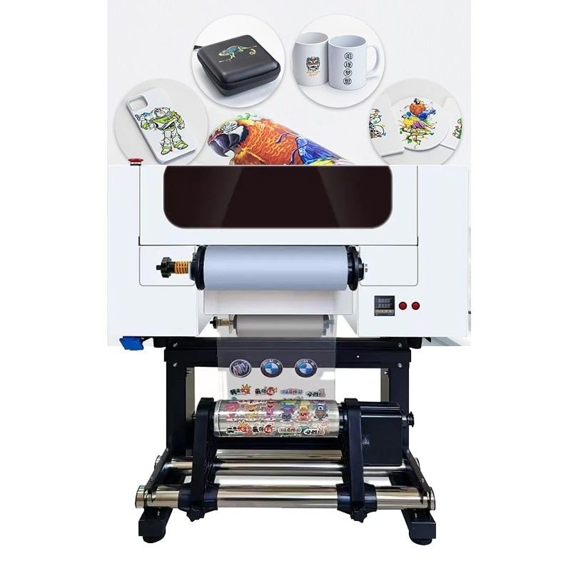 デジタルUVDTF 2 F1080 ヘッドプリンター 2 in 1 30cm/60cm 印刷幅