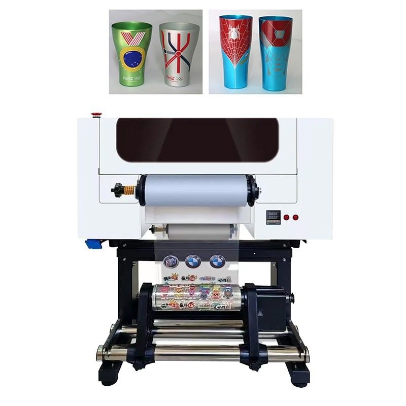 ロール・トゥ・ロール UV DTFプリンター XP600 ヘッド 30cm UV DTFプリンター Tシャツ印刷機