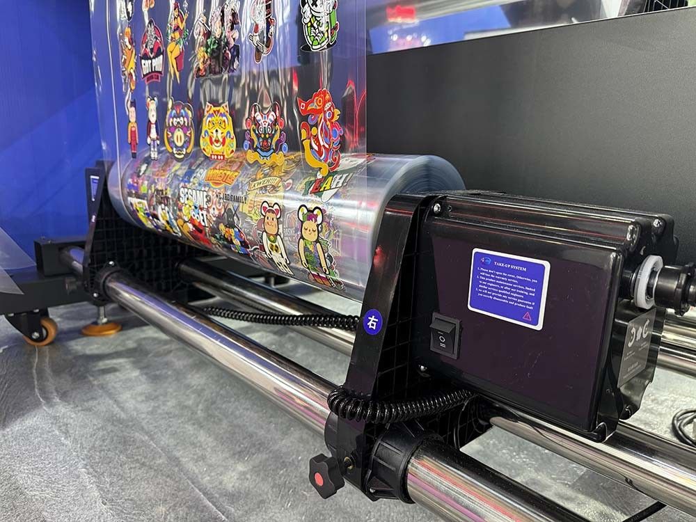 完全自動 7色 60cm 印刷 ラベルステッカー マシン UV DTF プリンター