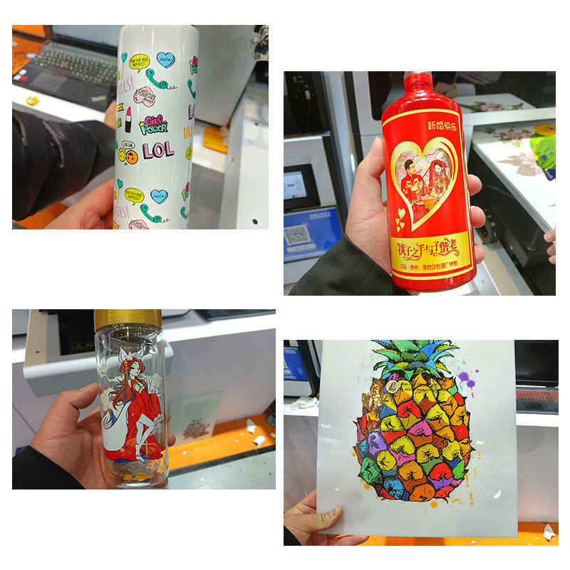小型UVフラットベッドプリンター A3プリンター 30cm ミニUVDTF 13200 プリントヘッドフィルム A4