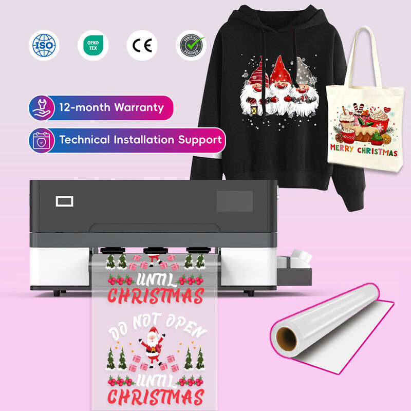 30cm A3 DTFプリンター デスクトップ XP600プリントヘッド PETフィルム Tシャツ印刷用
