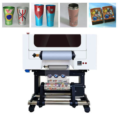 A3 UV DTFプリンター 30cm ABフィルム I3200 ヘッド オールインワンロール・トゥ・ロール UV DTFプリンター ラミネーター印刷機